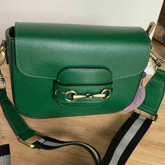 Bevini Handbags - BEVINI Modena green genuine leather women crossbody bag